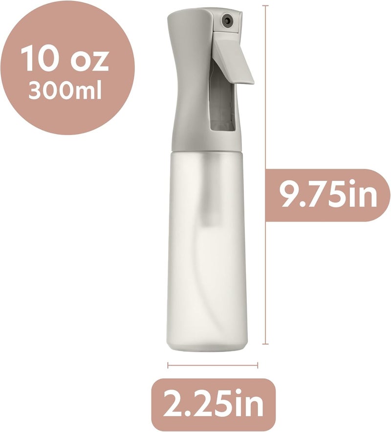 MIGHTY STRONG 10 OZ Continuous Spray Bottles - Ultra Fine Mist Sprayer | Water Spray Bottle For Hair Stuff, Mister Spray Bottle For Plants Mister | Hair Spray Bottles For Hairstyling, Cleaning, Salons - Image 3
